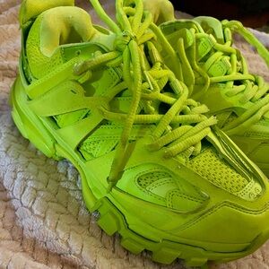 Vibrant Green Balenciaga Shoes